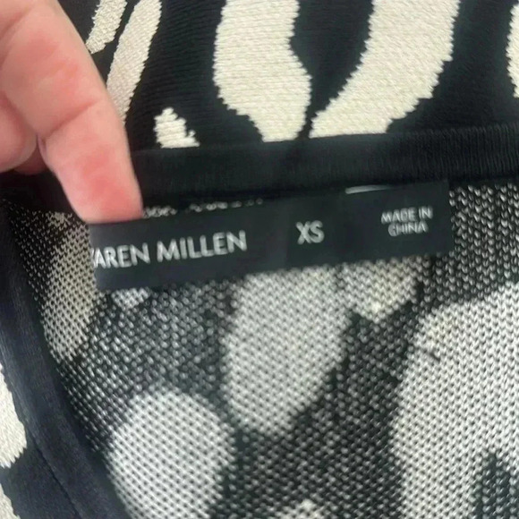 Karen Millen Leopard Jacquard Fit And Flare Dress - Picture 4 of 8